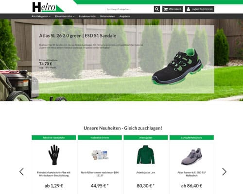 B2B-Onlineshop mit kundenspezifischen Sortimenten